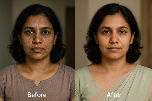 Vedhascents Premium Natural Melasma Cream|Pigmentation & Dark Spots | Acne Marks, Suntan Marks, Blackheads & Whiteheads | Ayurvedic Night Face Cream (20 g)