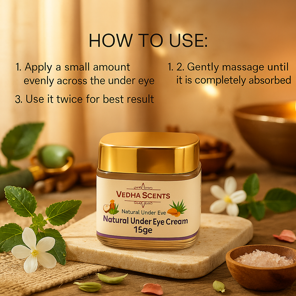 Vedhascents Premium Natural Under Eye Cream - 15gm